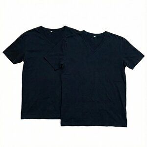 Uniqlo Black Short Sleeve Men's Breathable Extra Dry Tee (2-Packs)